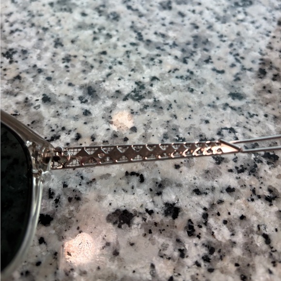 Christian Dior Diorama2 Silver Metallic Mirrored Sunglasses Cat Eye - Picture 13 of 15